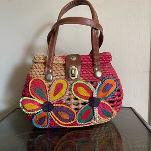 Colorful Woven Women's Bag